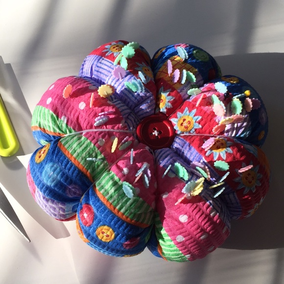 Sewing Pin Cushions classic pumkin giant - Picture 2 of 8